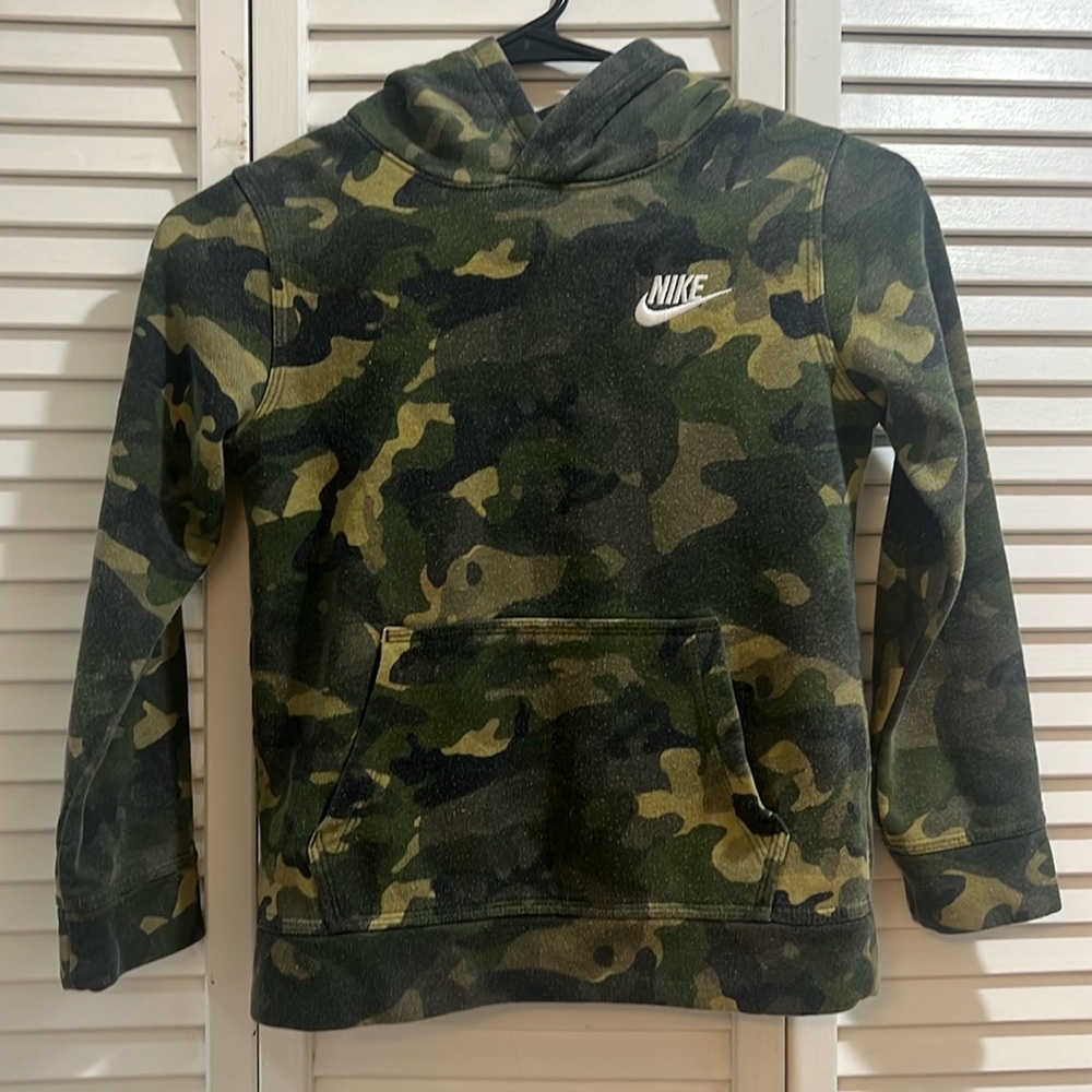 Boys Camo Nike Hoodie